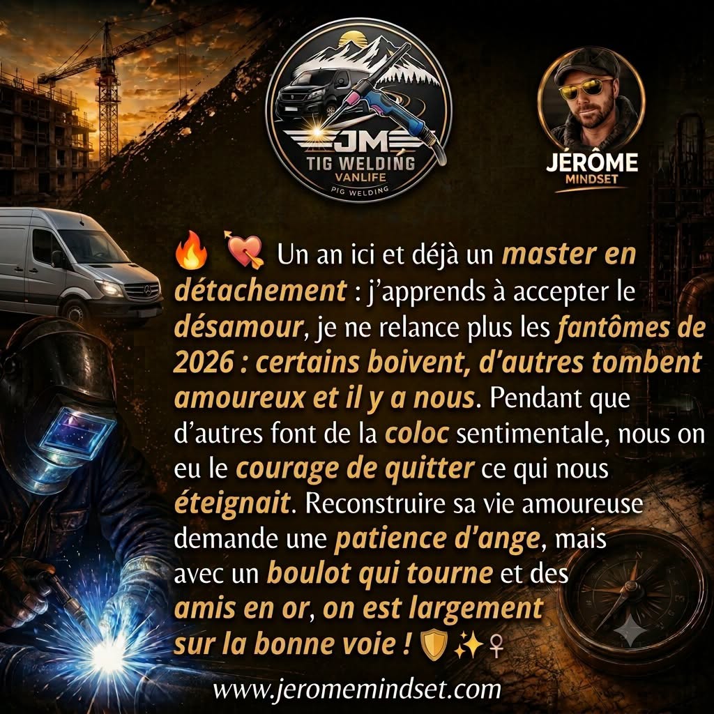 Un an ici et déjà un master en détachement — Jérôme Mindset : soudeur, vanlife et lucidité en amitié