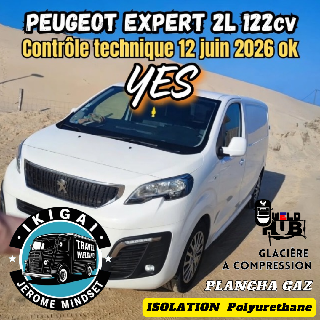 Peugeot Expert 2L 122cv — vanlife aménagée par Jérôme Mindset