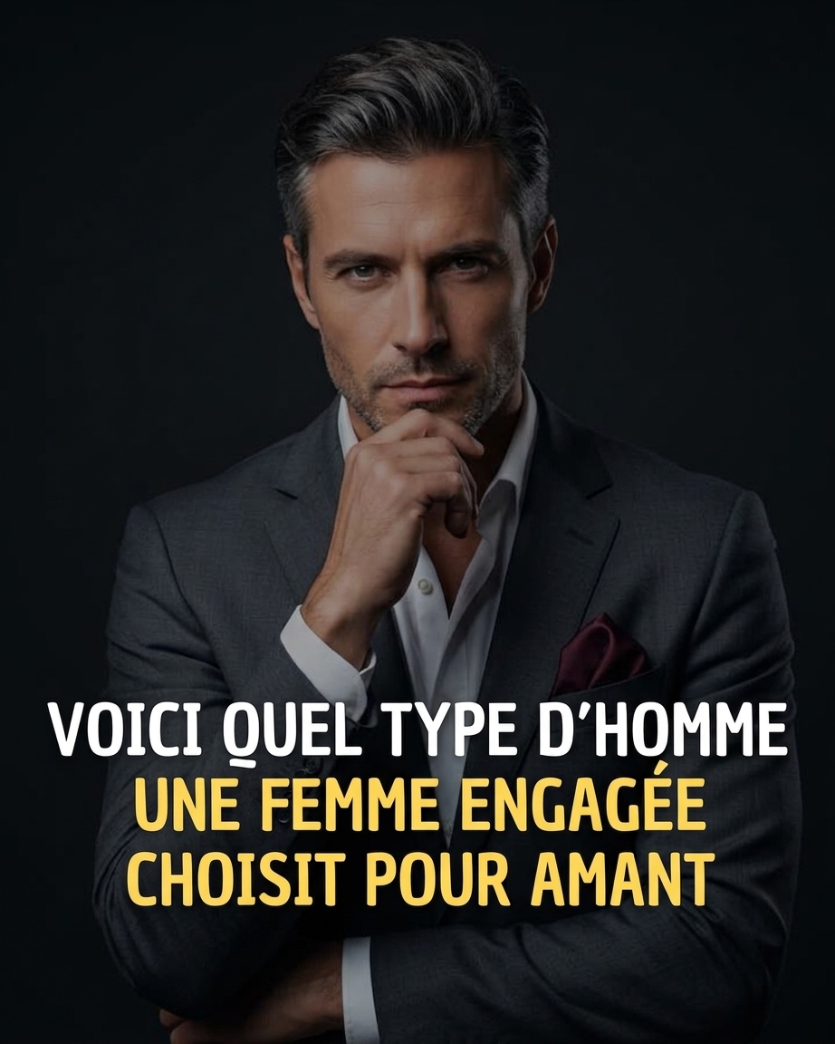 Voici quel type d'homme une femme engagée choisit pour amant